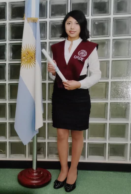 Graduation ceremony photo of Jannet 