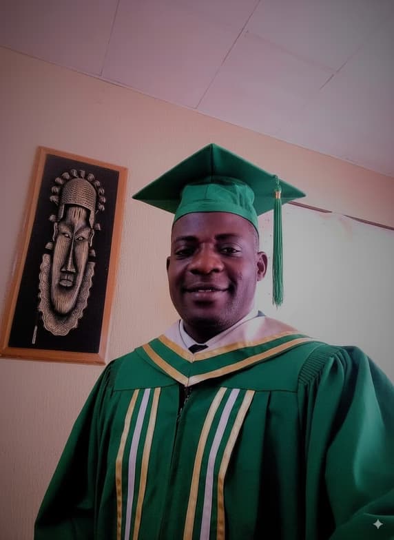 Graduation ceremony photo of SEMIU OLAWALE