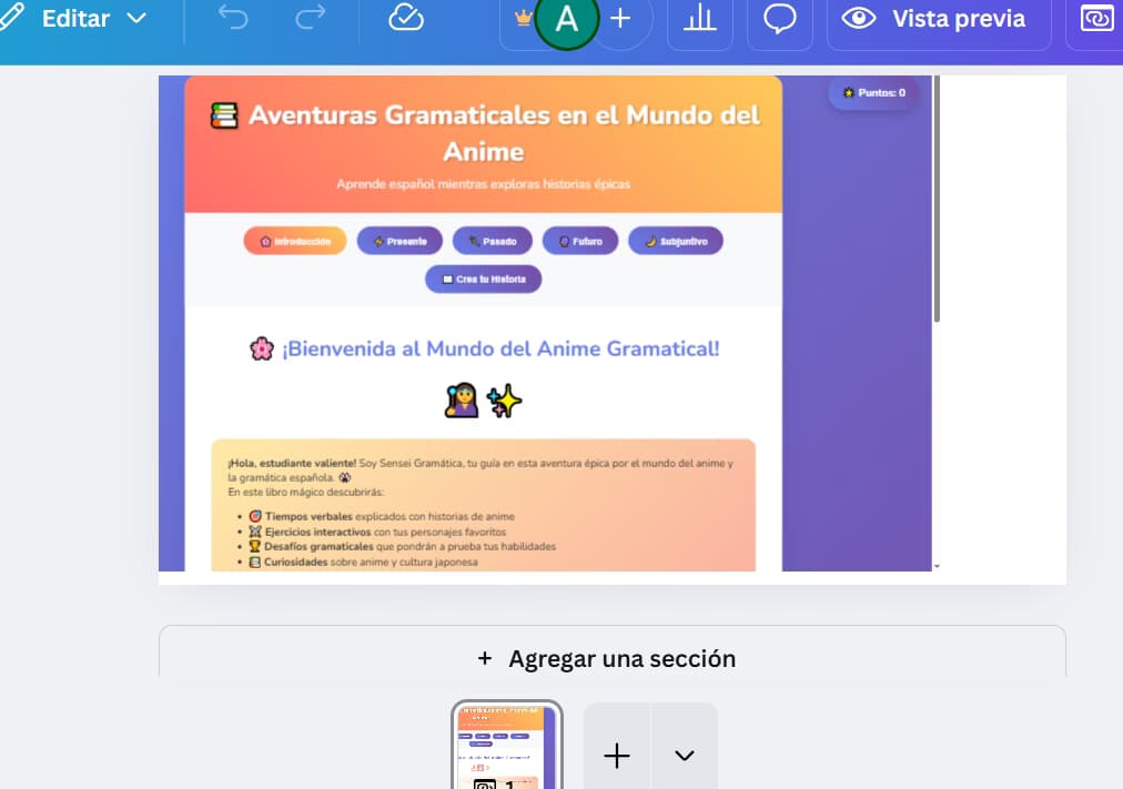 Spanish learning materials by Anny 
