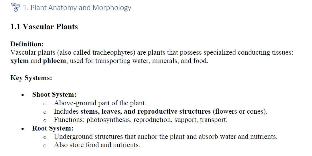 Biology learning materials by Lipika
