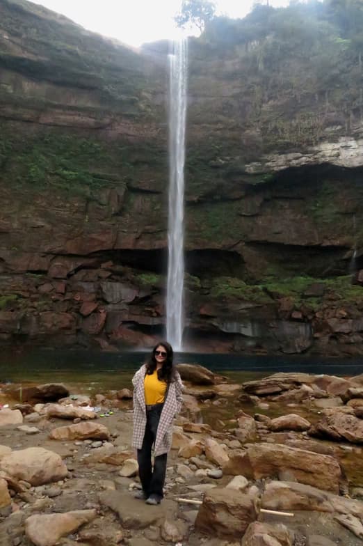 Travel snapshot of Lipika during a trip 