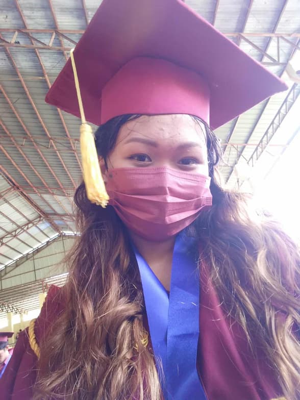 Graduation ceremony photo of Janna 