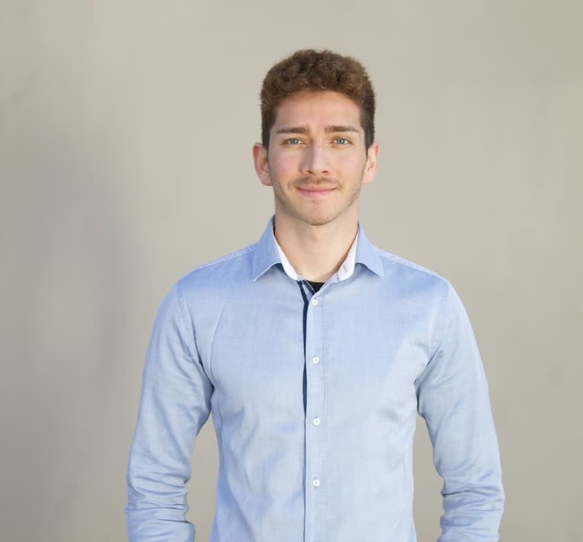 Graduation ceremony photo of Rodrigo 