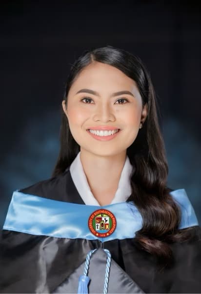 Graduation ceremony photo of Richeal 