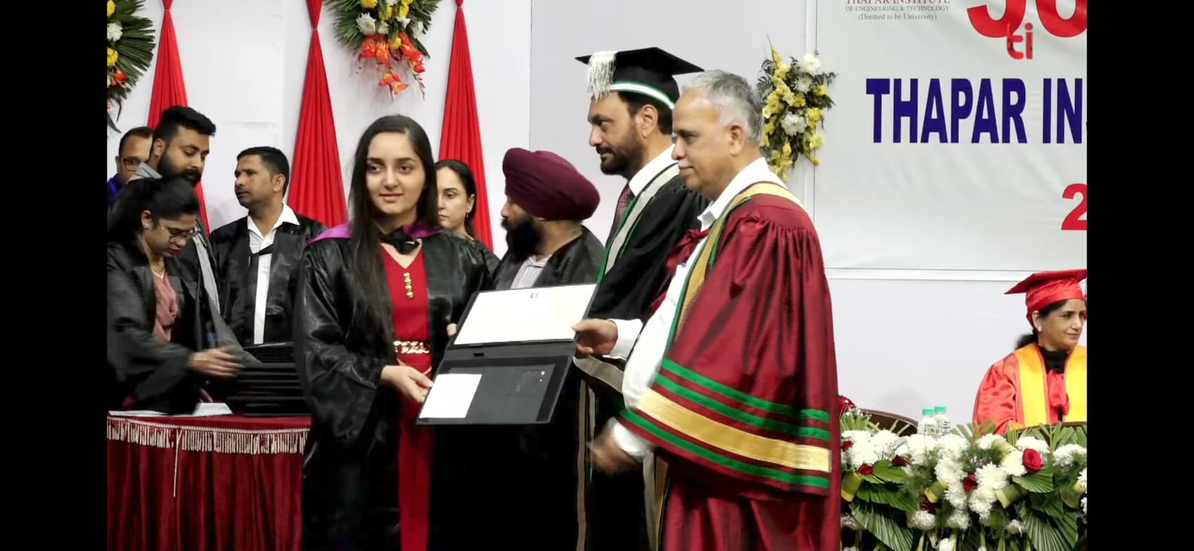 Graduation ceremony photo of Prabhjot