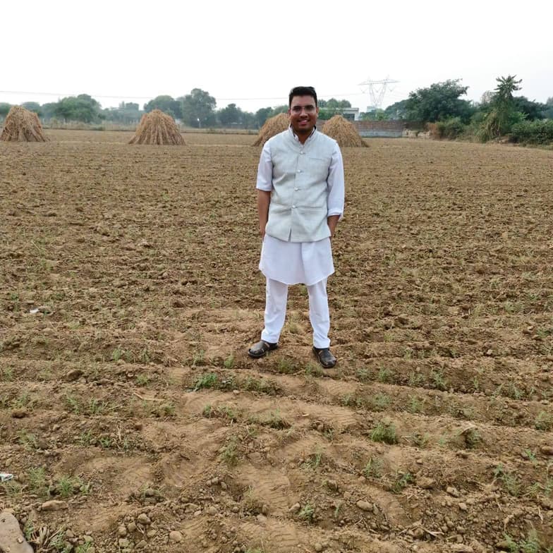 Bhagwan enjoying a hobby outside teaching 