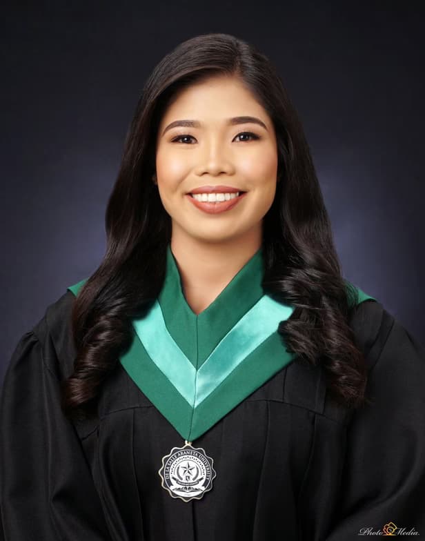 Graduation ceremony photo of Zyra Uricka 