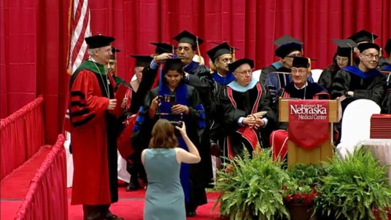 Graduation ceremony photo of Arokia Priyanka 