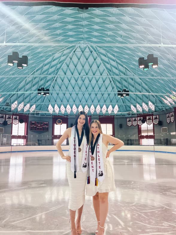 Graduation ceremony photo of Erica 