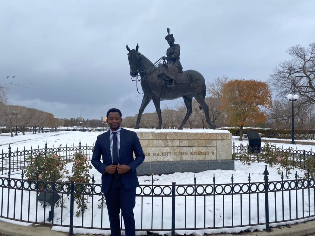 Travel snapshot of Ezenwa during a trip 