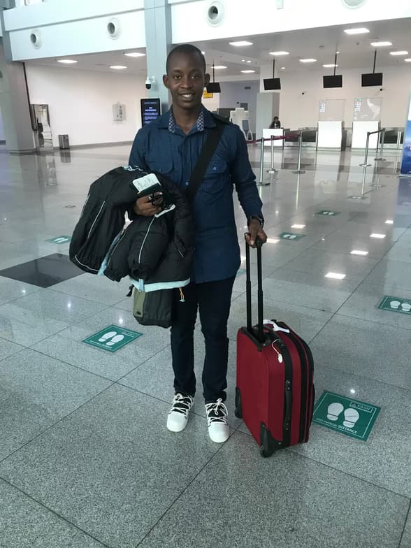 Travel snapshot of Ezenwa during a trip 