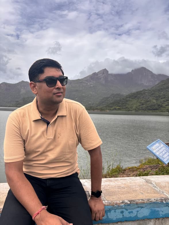 Travel snapshot of Ankit during a trip 