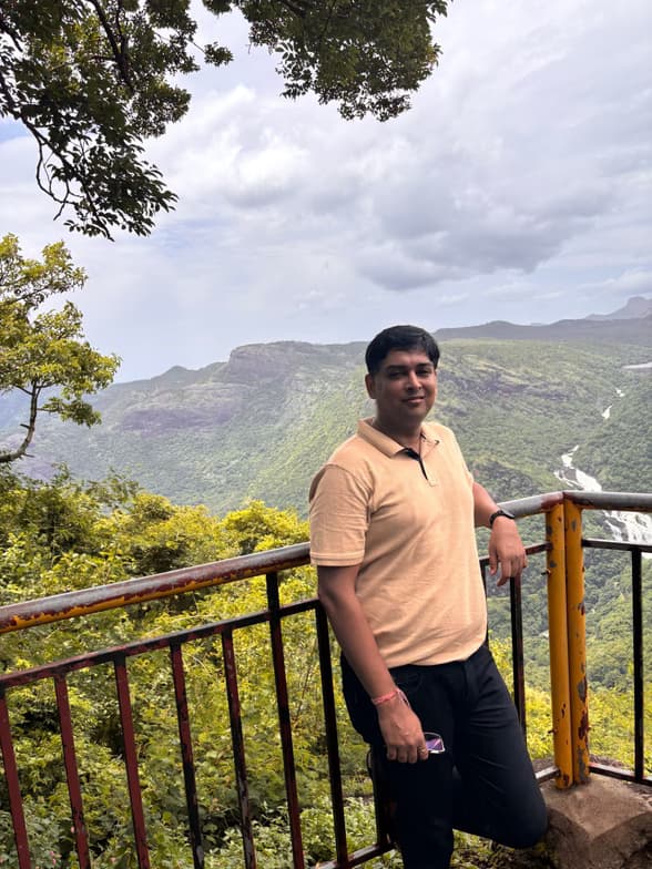 Travel snapshot of Ankit during a trip 