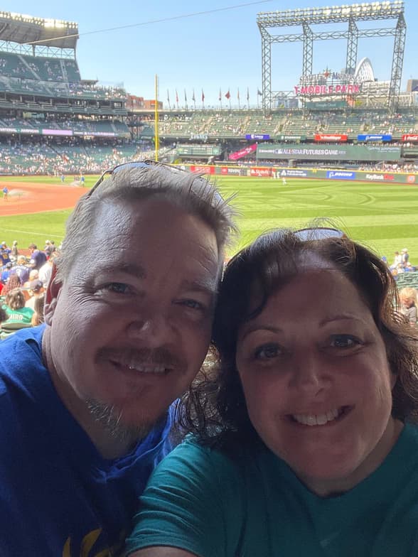 Brianenjoying a hobby outside teaching 