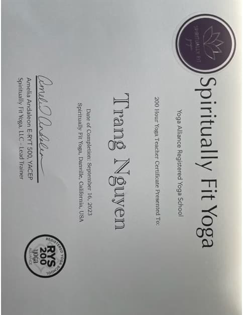 Verified degree or teaching certification of Mika 