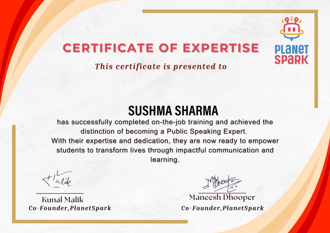 Profile photo of Sushma , Mathematics tutor at Wiingy 