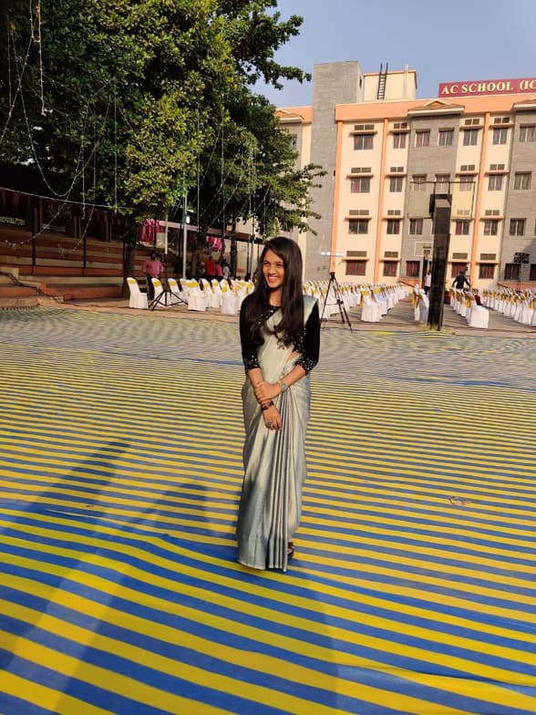 Graduation ceremony photo of Alaina 