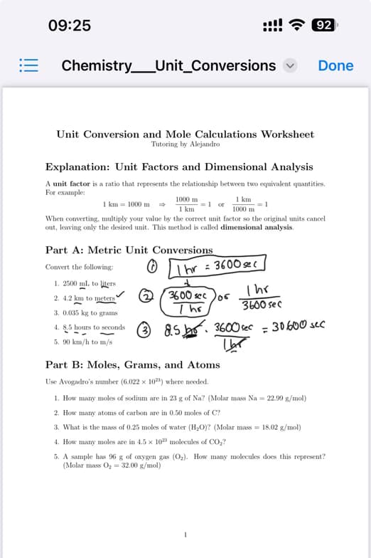 Mathematics learning materials by Alejandro 