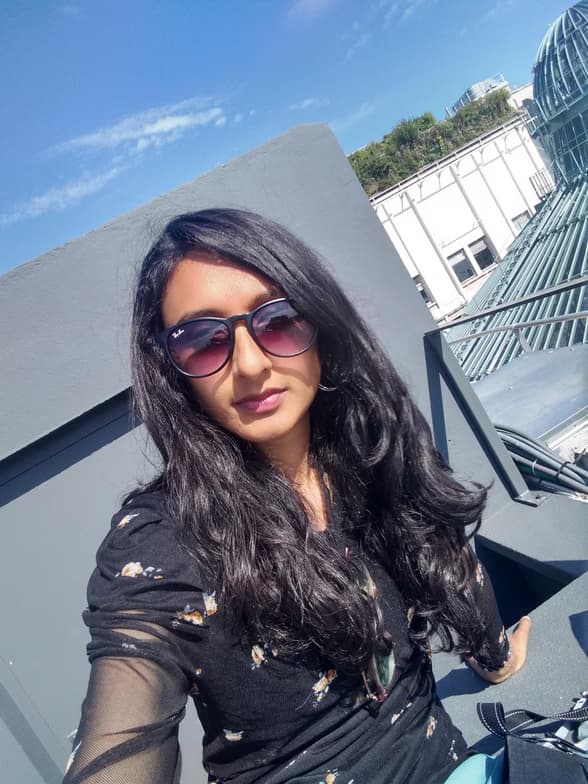 Travel snapshot of Reshma  during a trip 