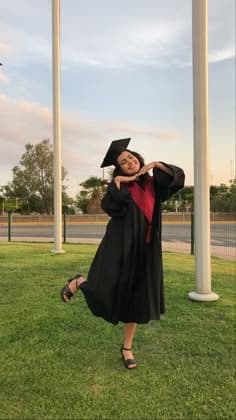 Graduation ceremony photo of Fasna  