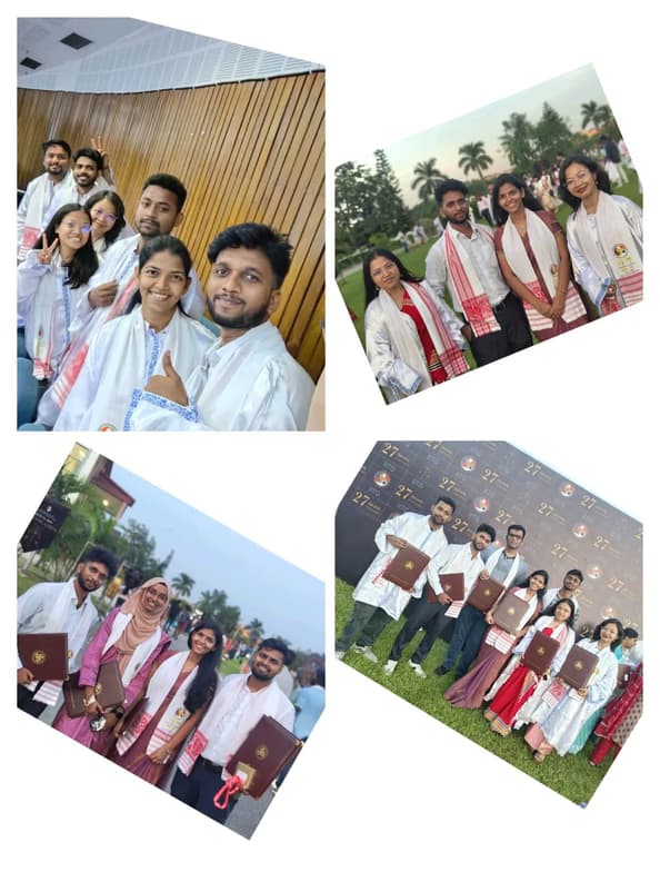 Graduation ceremony photo of Purna Anand Kumar 