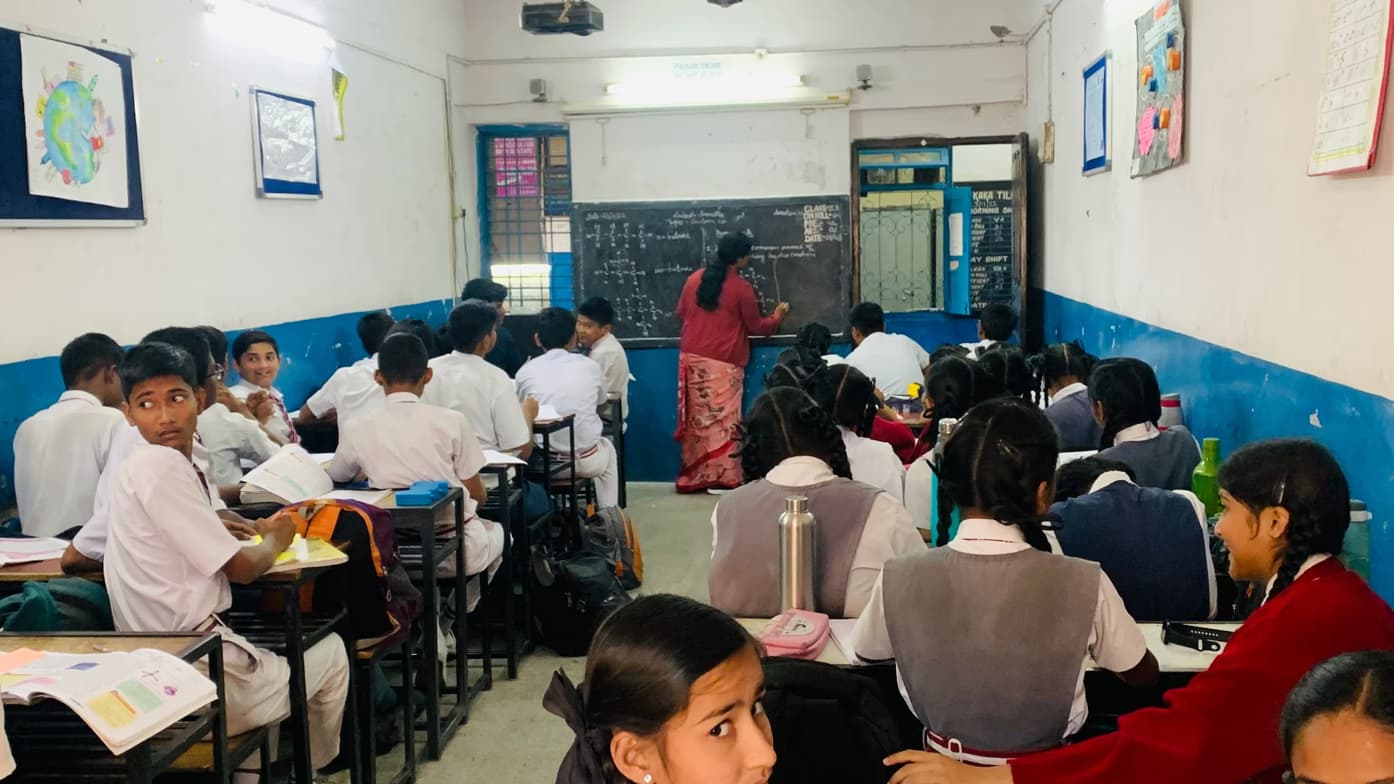 Trisha conducting a lesson 