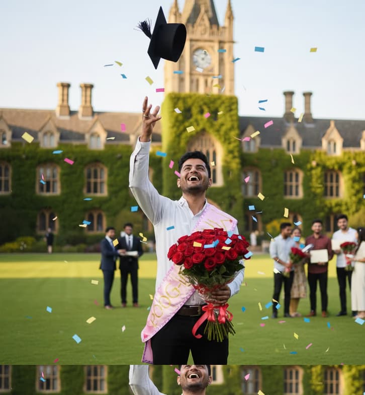 Graduation ceremony photo of RAHUL 