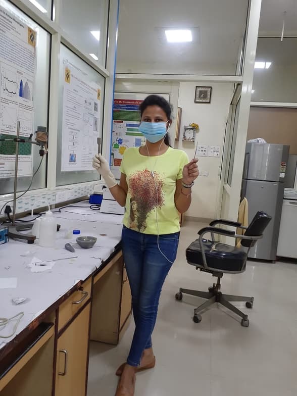 Ishu conducting a lesson 