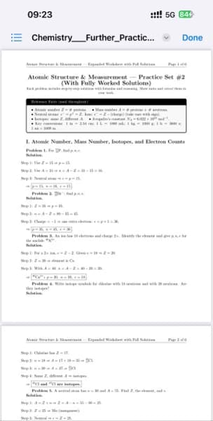Chemistry learning materials by Alejandro 