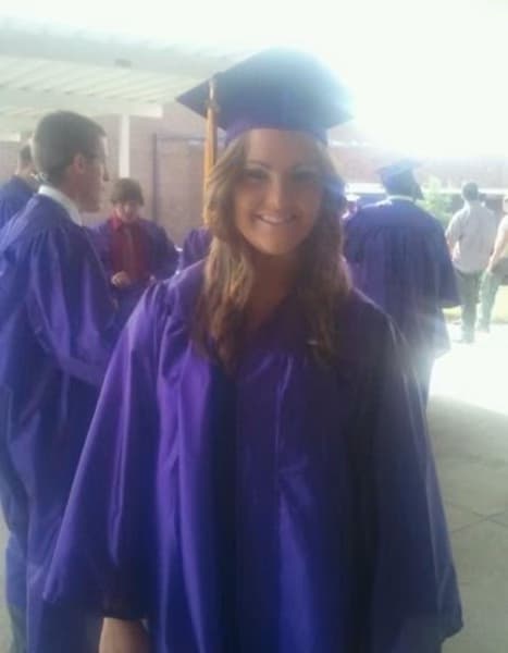 Graduation ceremony photo of Angel