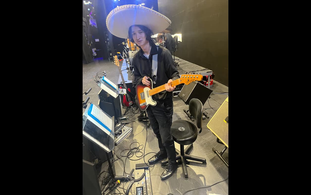 Travel snapshot of Sean during a trip 