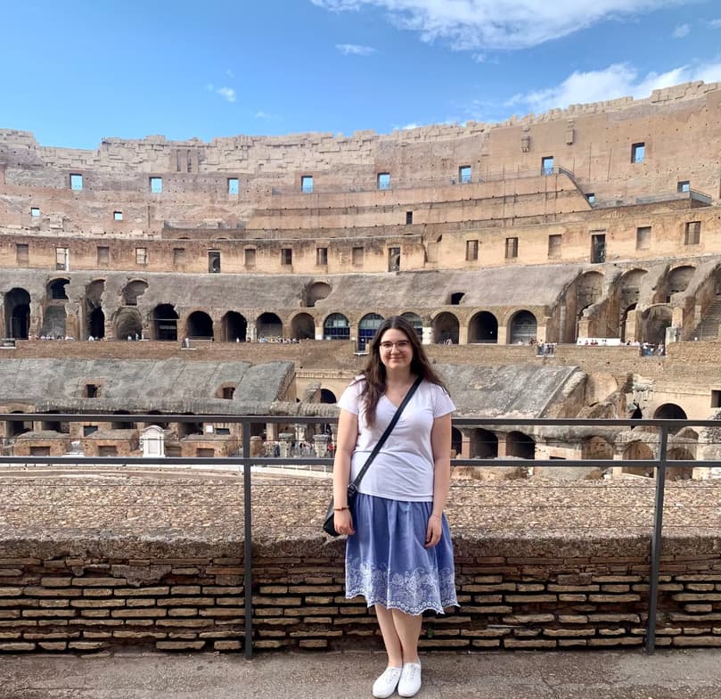 Travel snapshot of Magdalena during a trip 