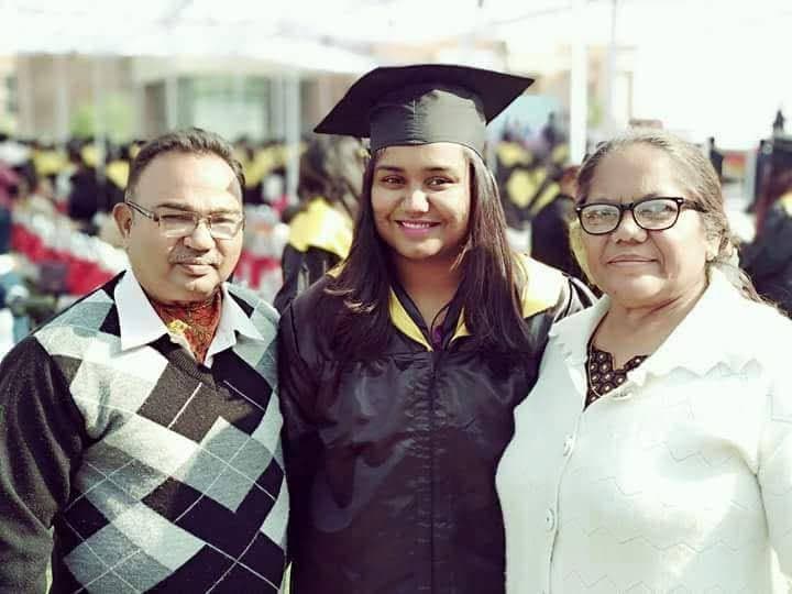 Graduation ceremony photo of DR. Anjali  