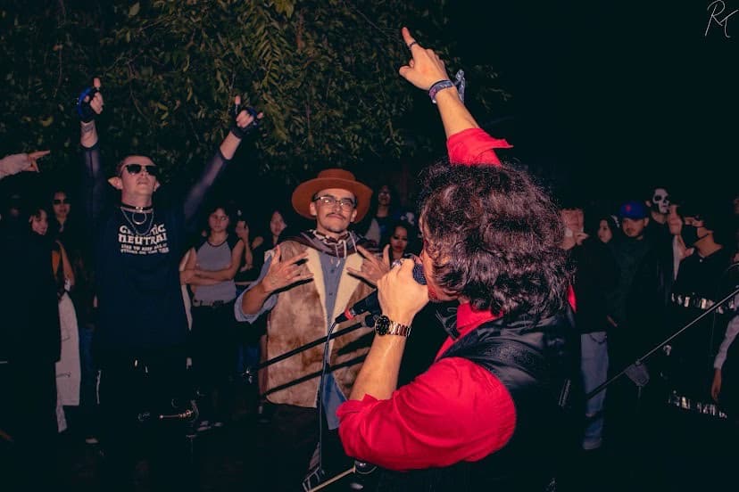 Gerardoenjoying a hobby outside teaching 