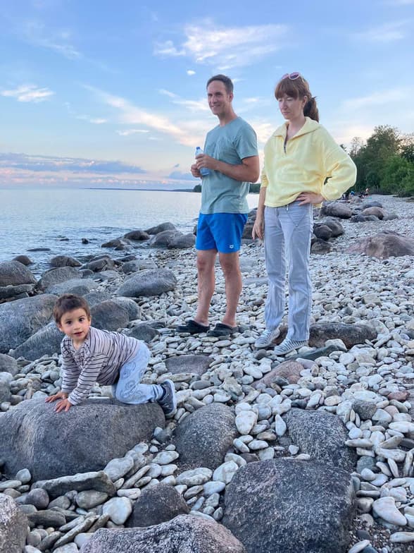 Travel snapshot of Trevor during a trip