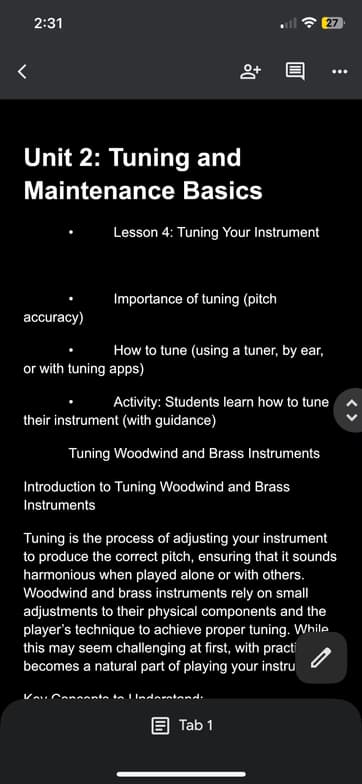 Guitar learning materials by Bailey 
