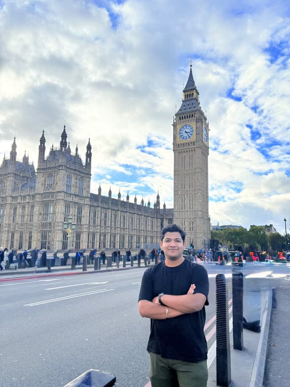 Travel snapshot of Pratham  during a trip 