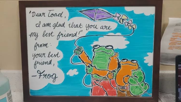 Markenjoying a hobby outside teaching 