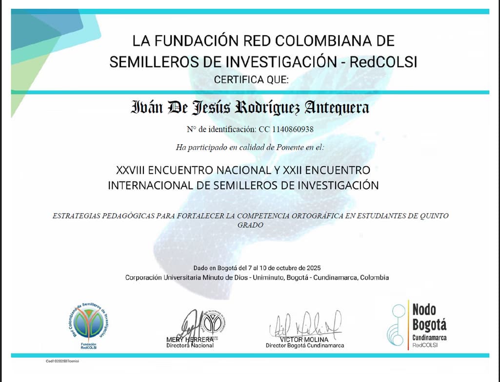 Verified degree or teaching certification of Ivan 