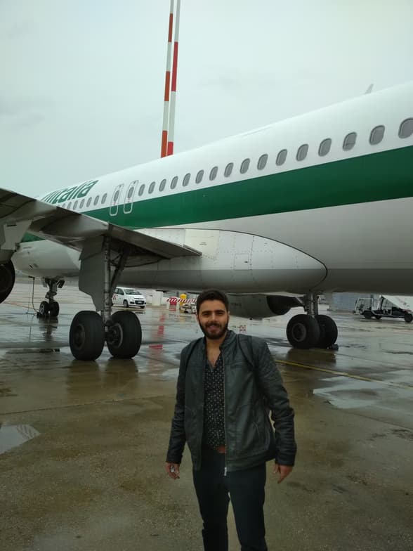 Travel snapshot of Mohamed during a trip 