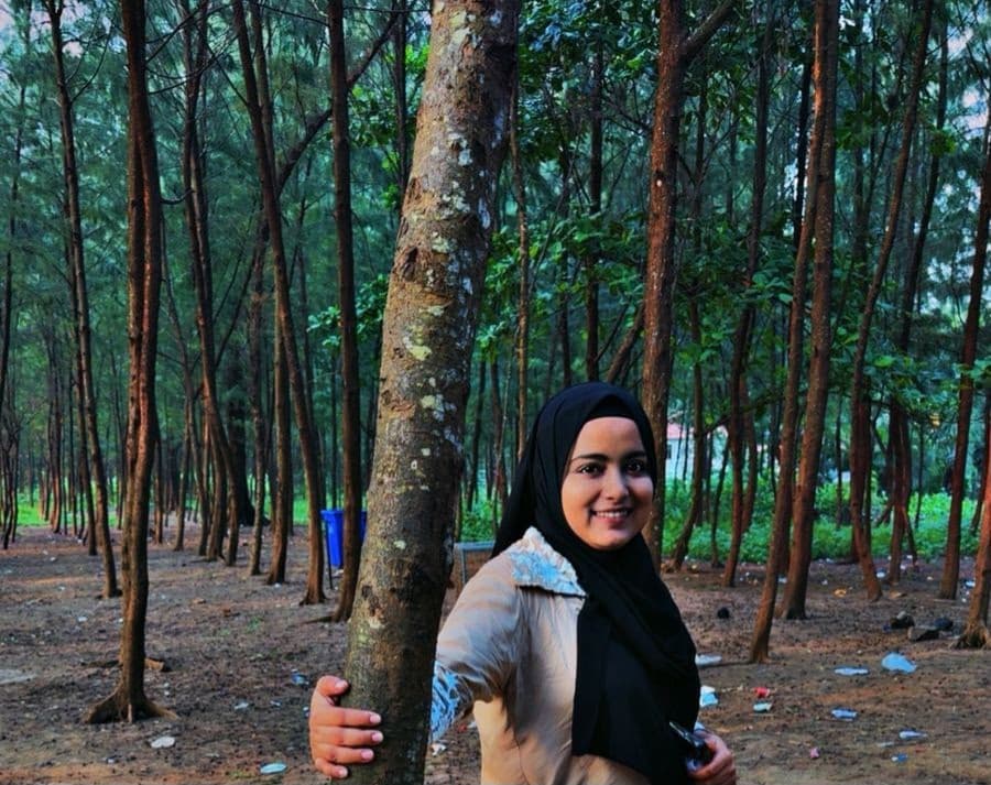 Travel snapshot of Hayat during a trip 