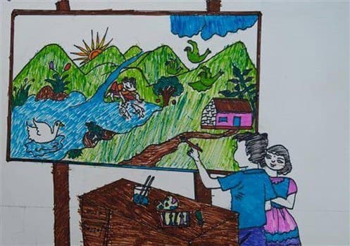 Hayatenjoying a hobby outside teaching 