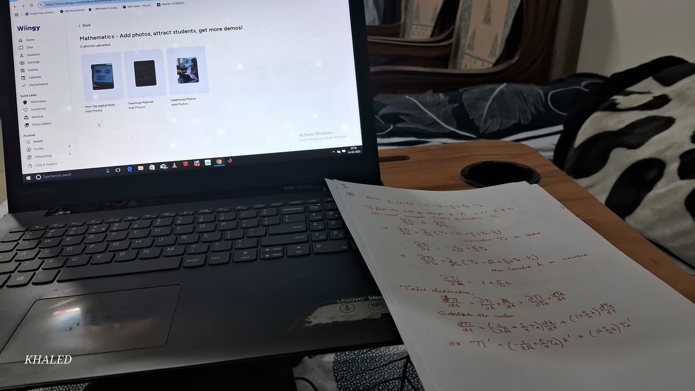 Live performance with Mathematics by Khaled 