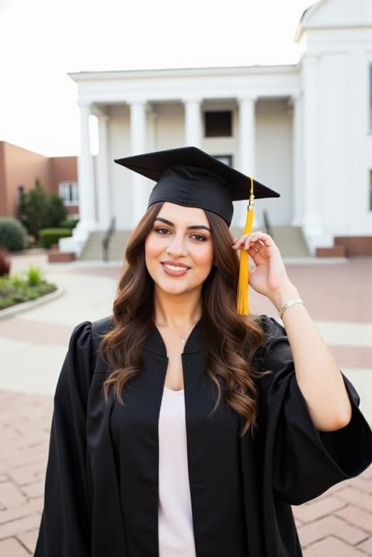 Graduation ceremony photo of Doa