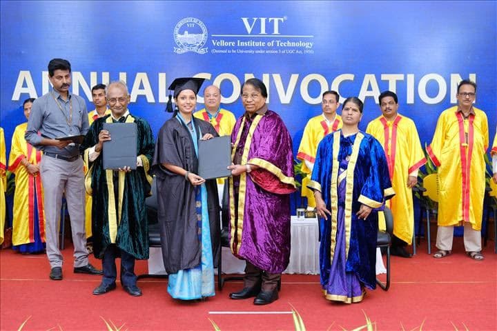 Graduation ceremony photo of NIHARIKA  