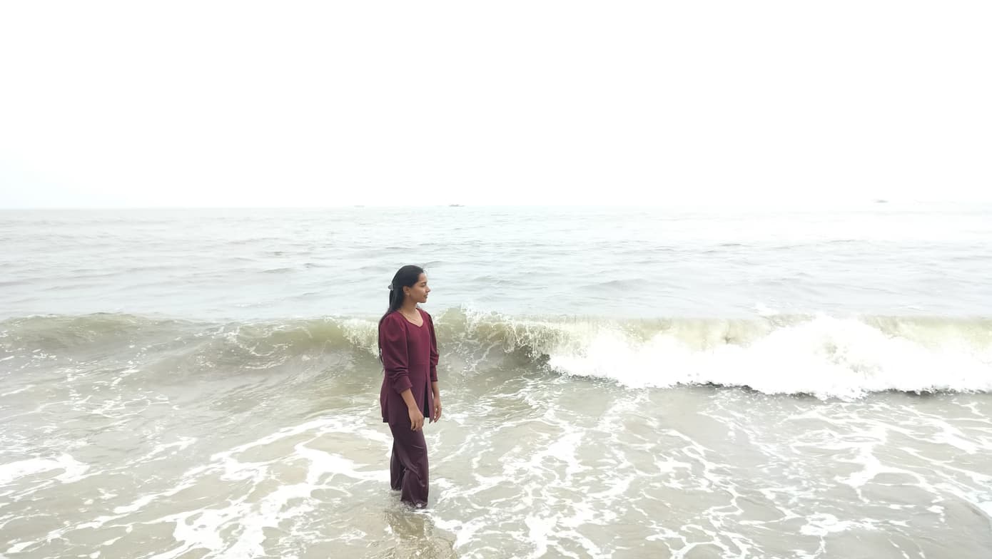 Travel snapshot of Nagalakshmi during a trip