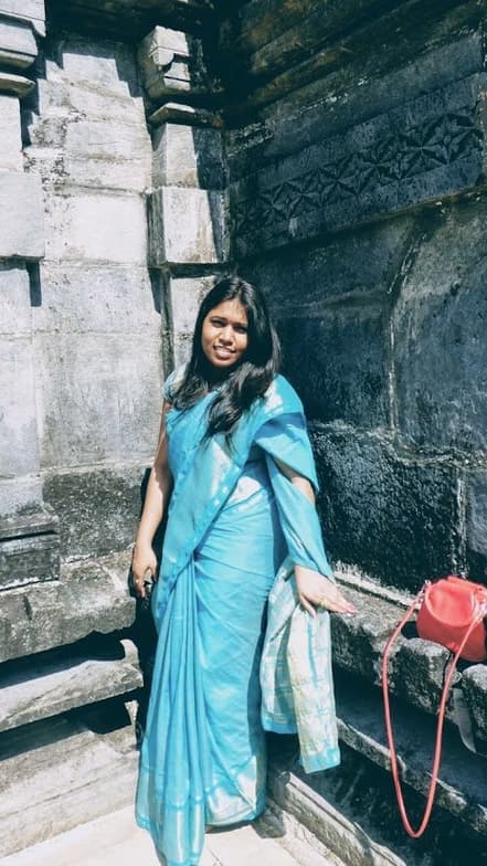 Travel snapshot of Geethanjali during a trip 