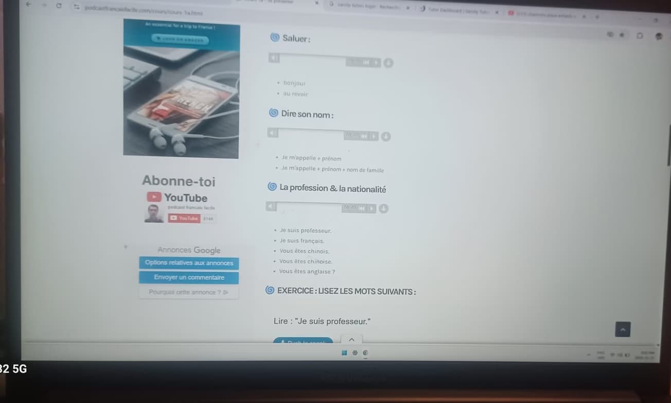 French learning materials by Sandra 