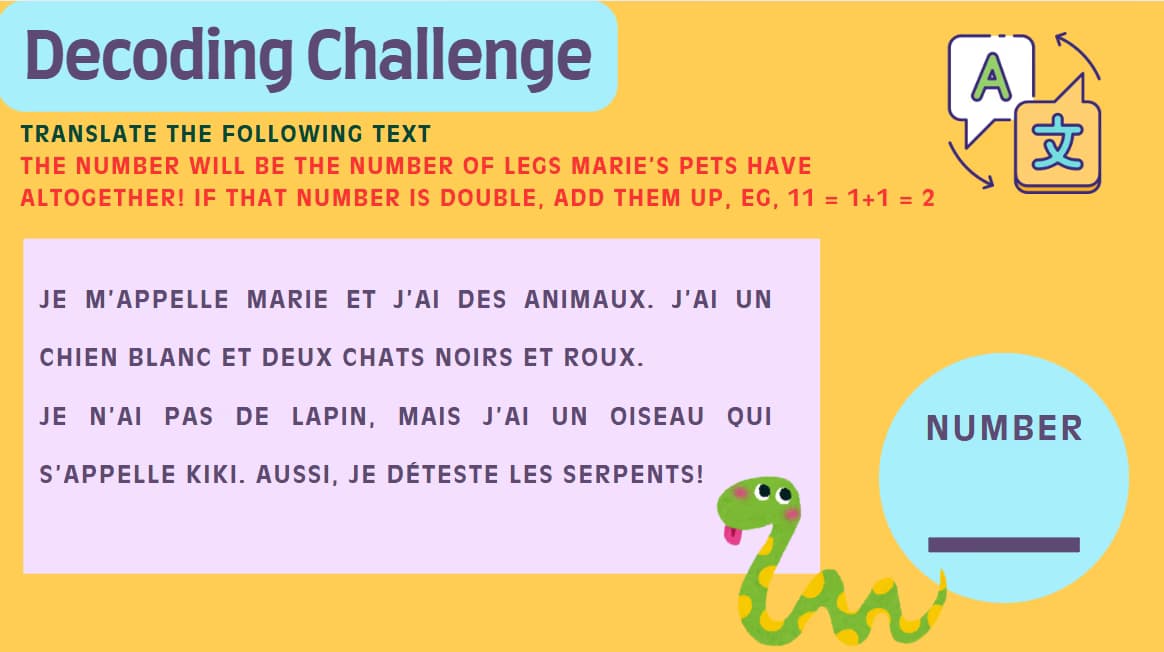 French learning materials by Marion 