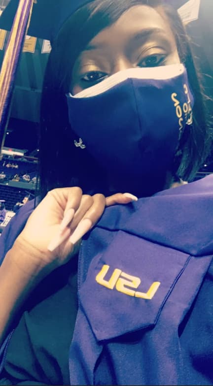 Graduation ceremony photo of Coach 